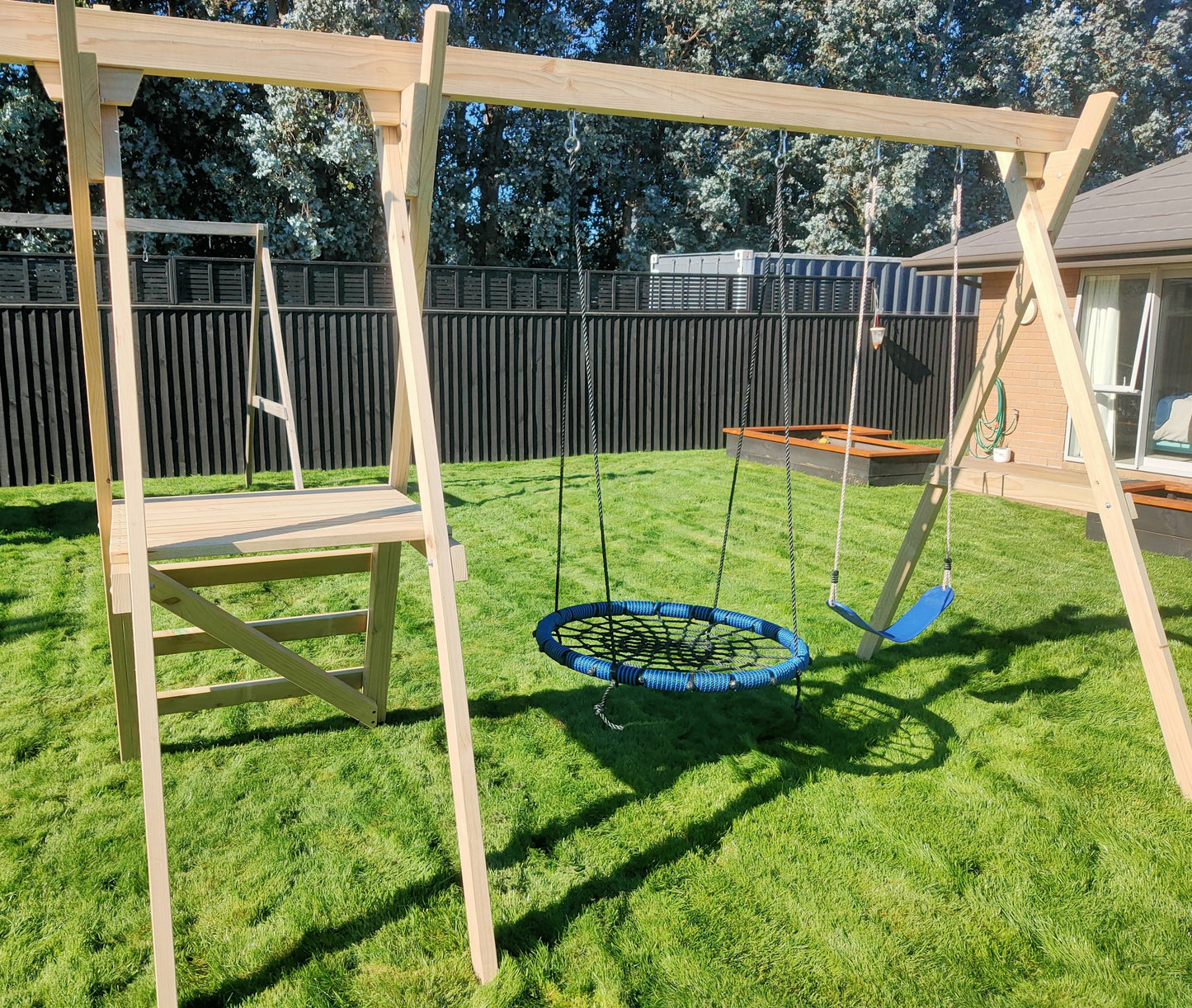 Playground Frame Set (#5) - with Net Swing, no slide