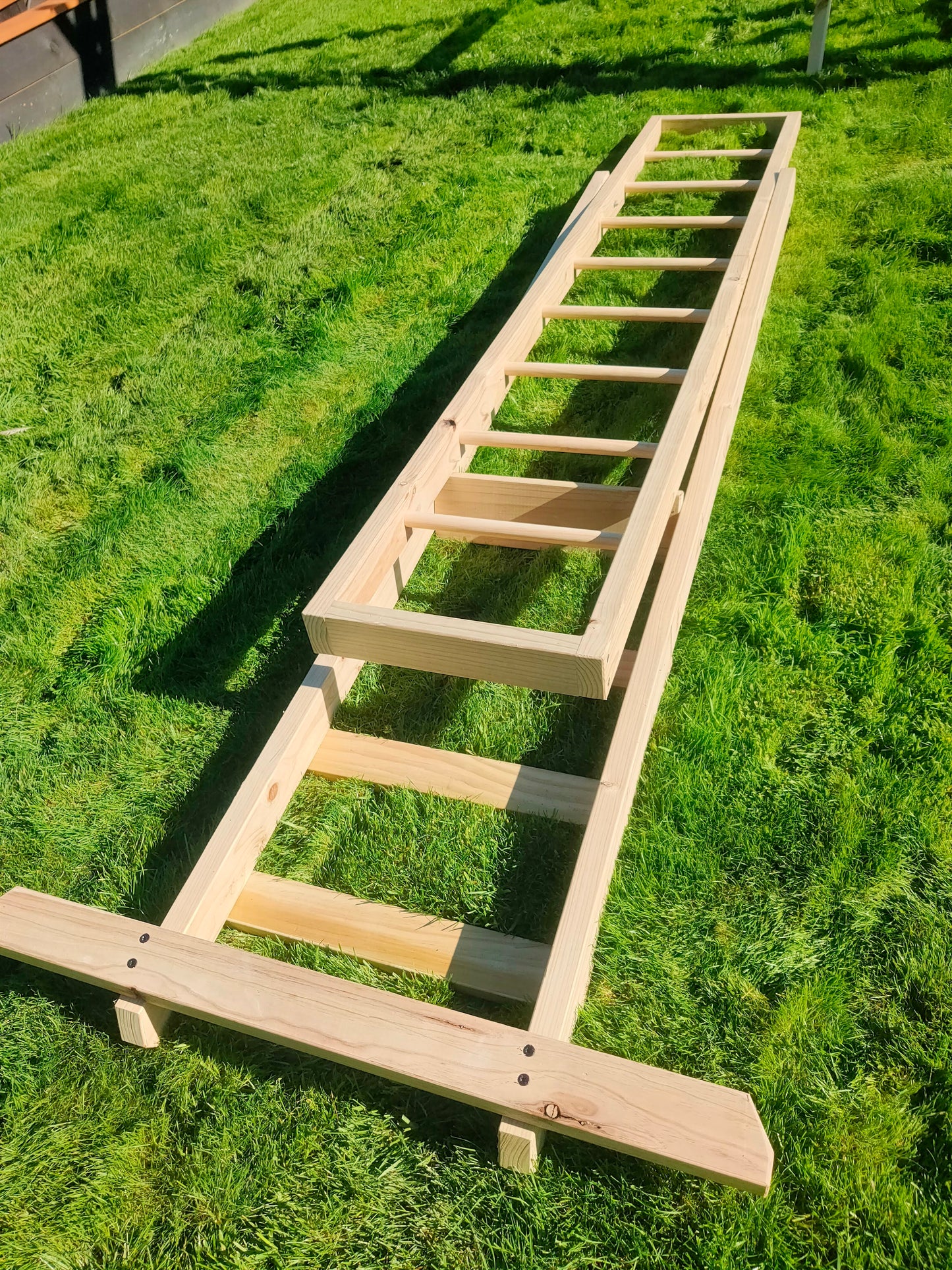 Playground Frame Set (#3) - with Monkey Bars and Slide