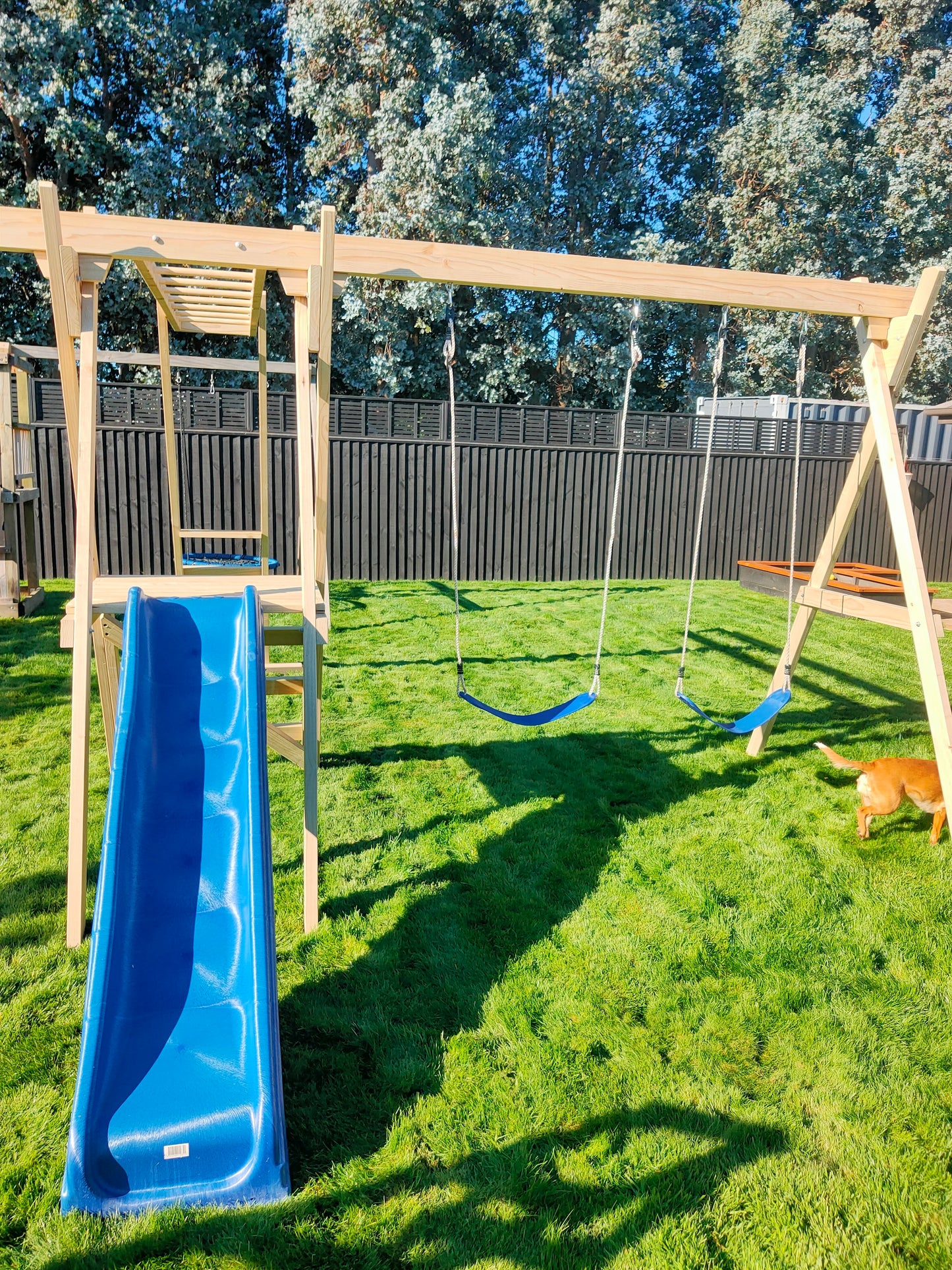 Playground Frame Set (#3) - with Monkey Bars and Slide