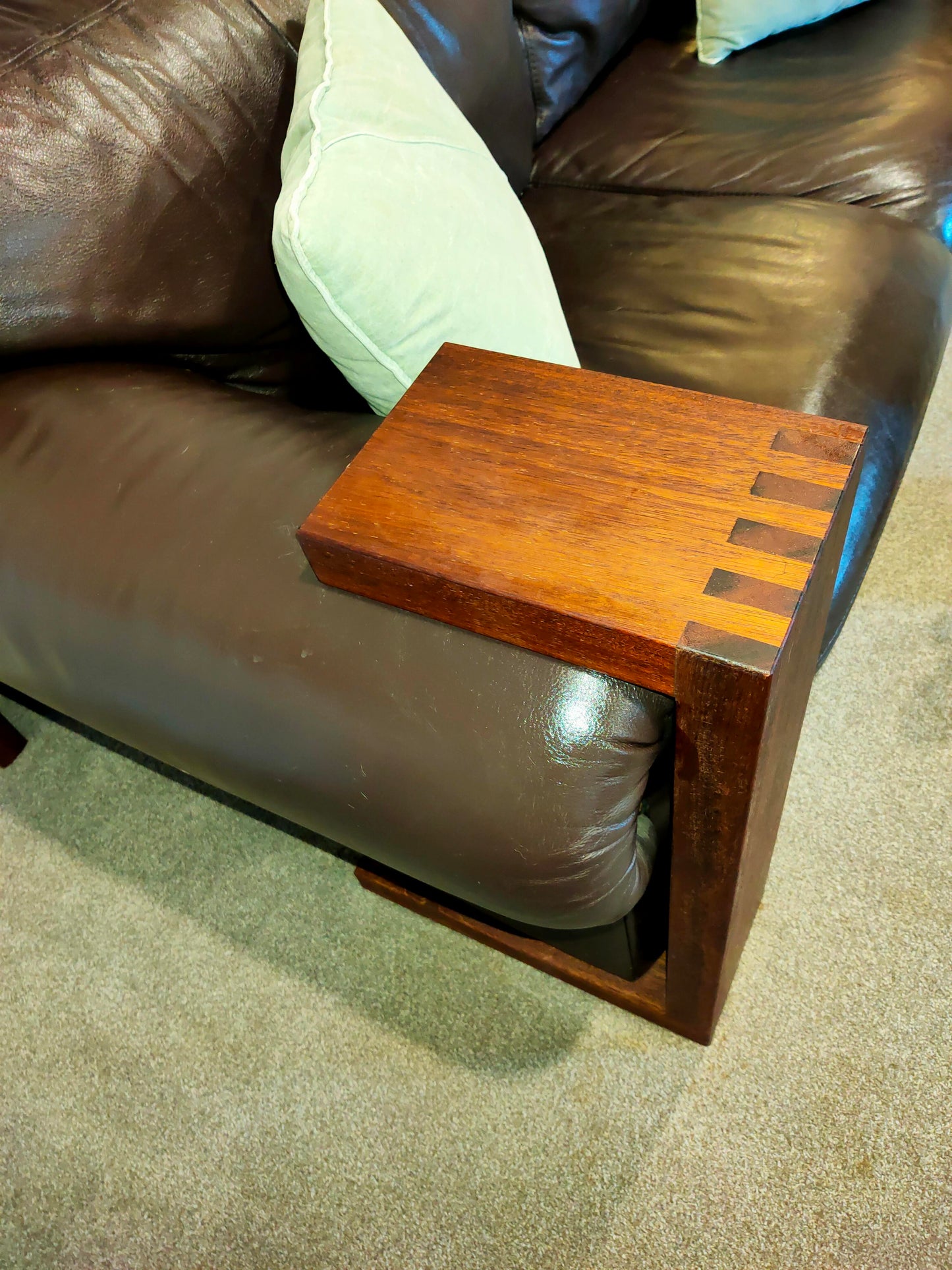 Kwila (Merbau) Sofa Armrest Table