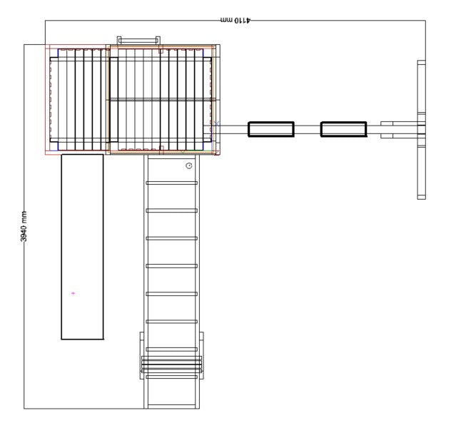 Standard 1.8mx1.2m Balcony Tower (#2) - Monkey Bars, slide & swings