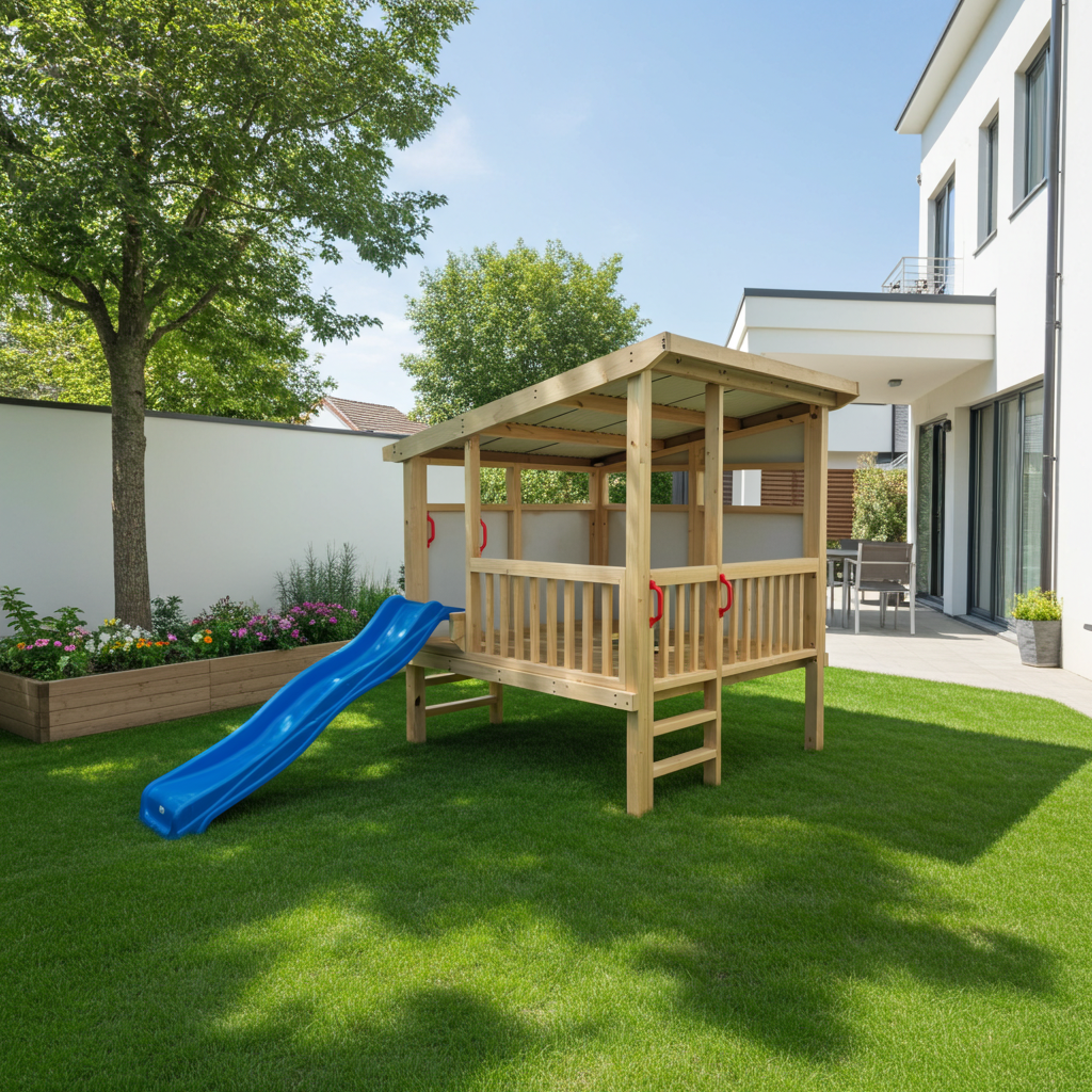 Acacia Playhouse (#1) - Small Natural