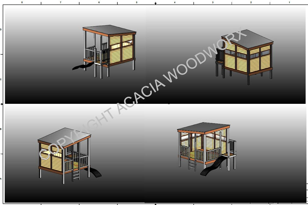 Playhouse (#2) - Medium & Painted