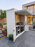 BBQ Outdoor Kitchen Enclosure (#6) 2.25m | Custom Built-In | Acacia WoodworX NZ