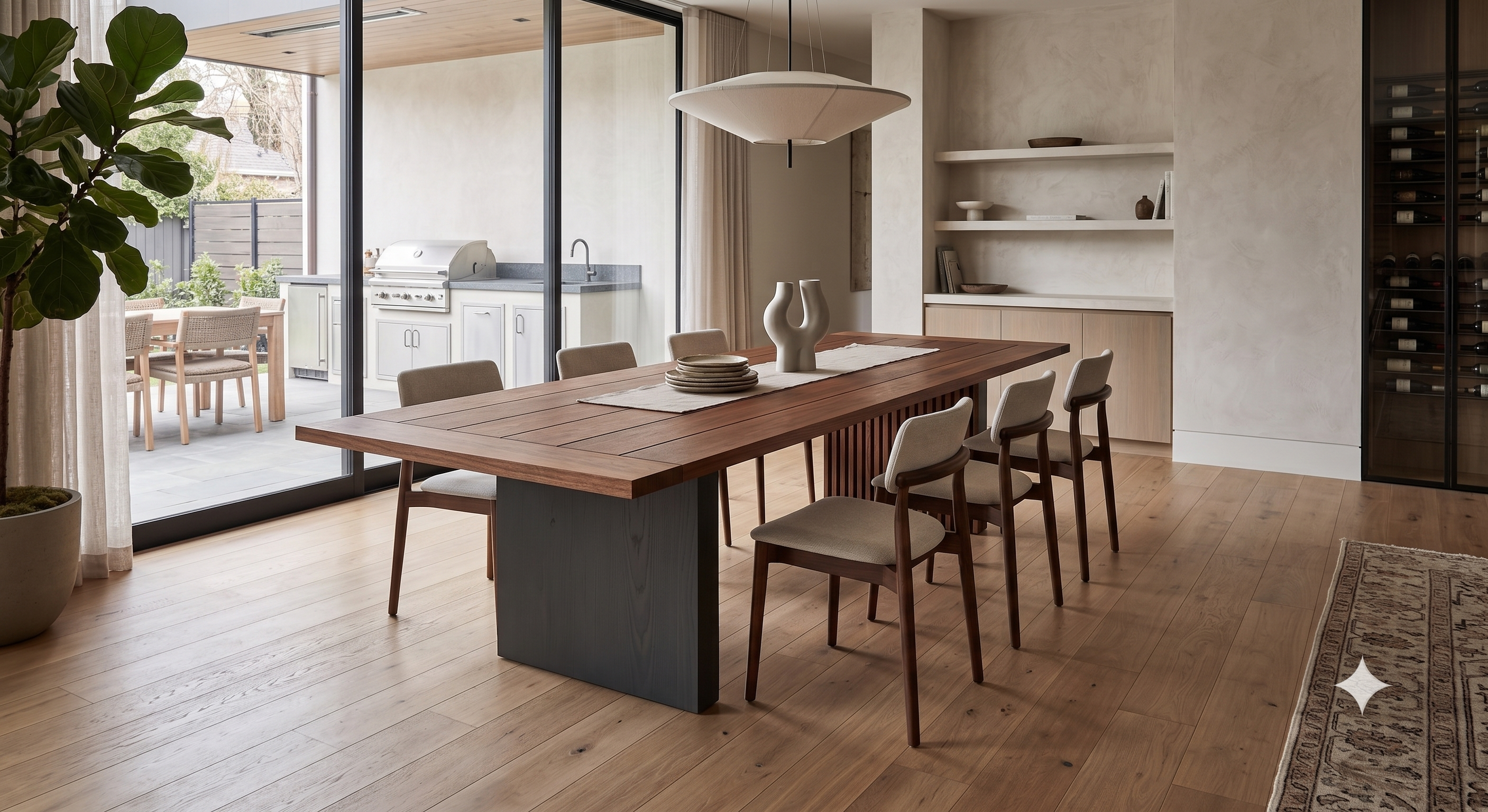 Slater Dining Table — Kwila