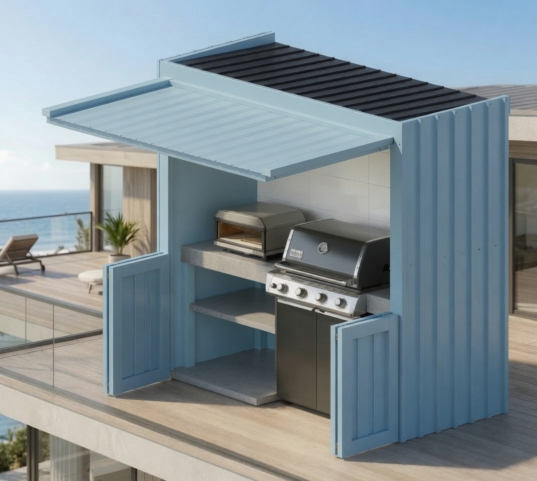 Custom BBQ Enclosure & Outdoor Kitchen Collection