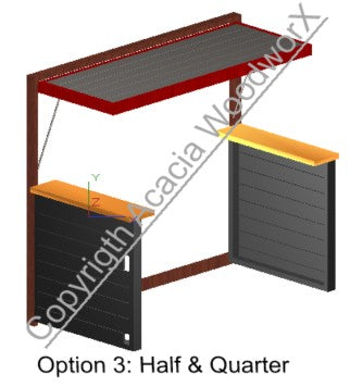 Outdoor BBQ Kitchen Enclosure - Base Model