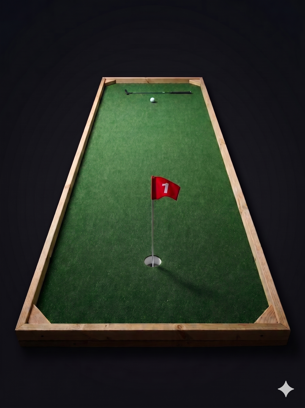 Custom Mini-Golf Putting Green | 1.8 × 4.8m