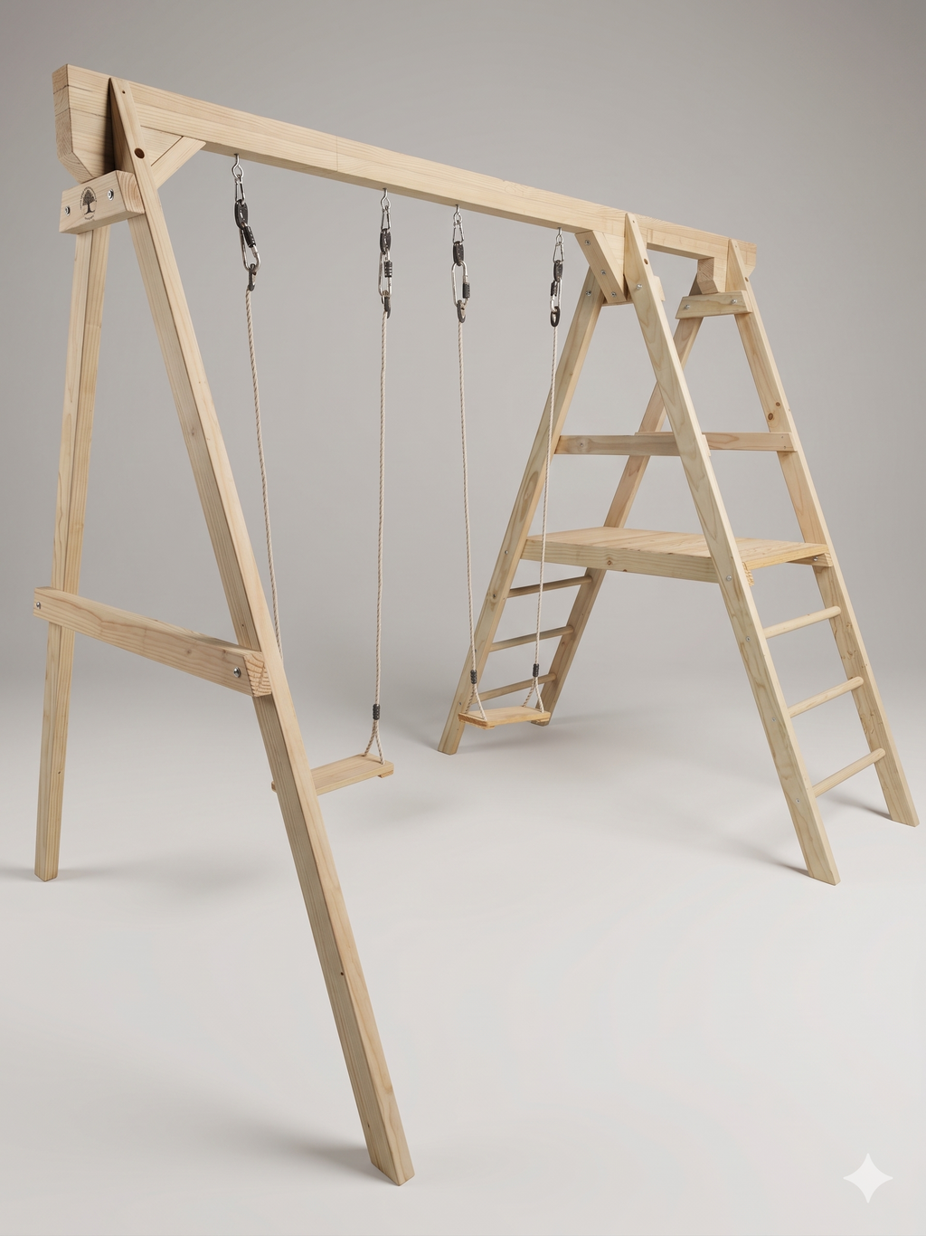 Small Play Frame Set (#1) - with Swings, no slide
