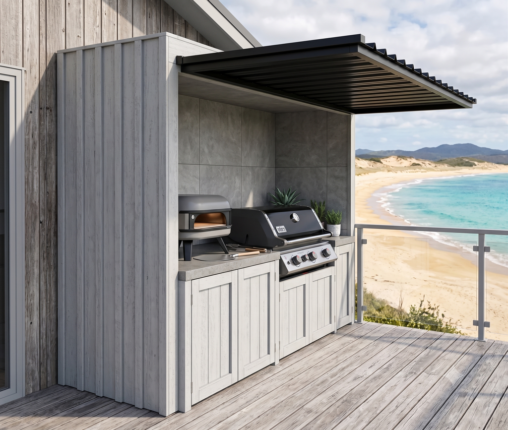 Custom BBQ Enclosure & Outdoor Kitchen Collection