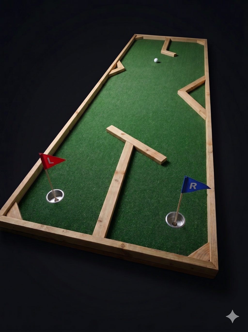 Custom Mini-Golf Putting Green | 1.2 × 4.8m