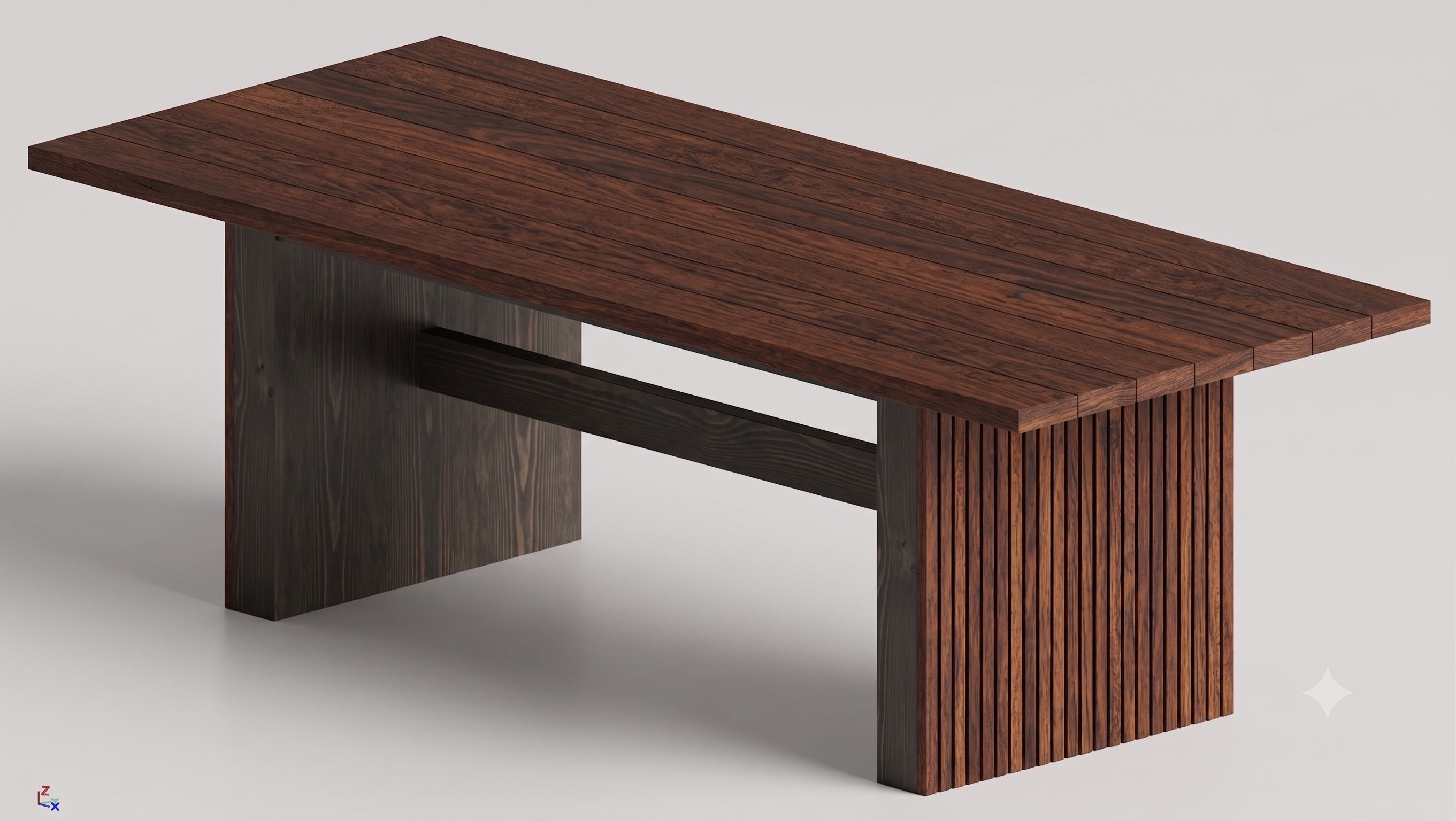 Slater Dining Table — 2.4m Kwila