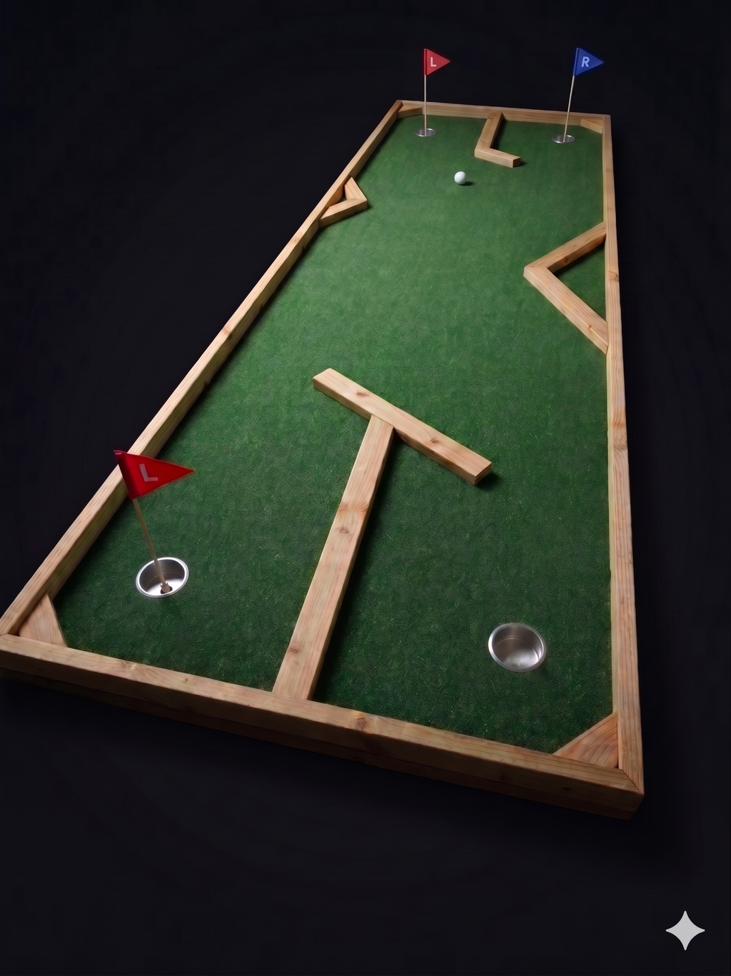 Custom Mini-Golf Putting Green | 1.8 × 4.8m
