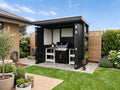 BBQ Pod Outdoor Kitchen Complete (#5) – 2.8m, Weber Built-In BBQ, Bifold Doors & Cantilever Roof