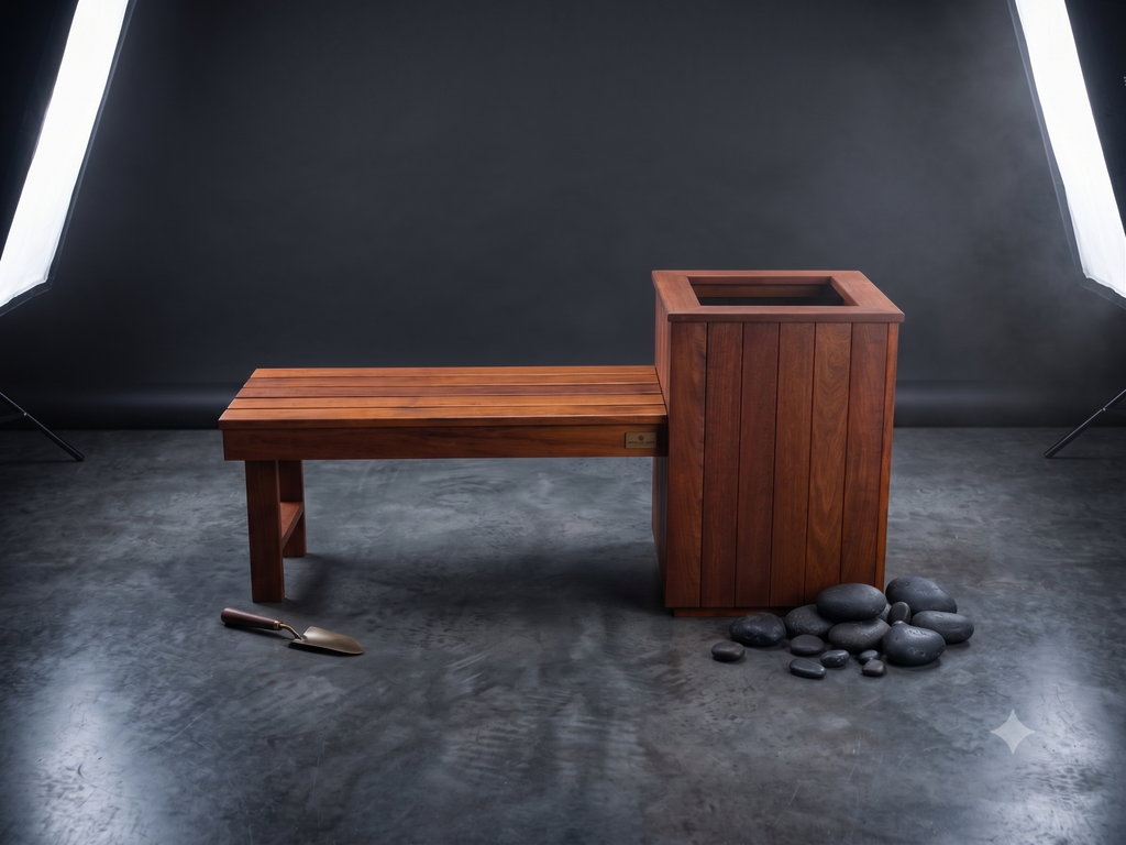 Kwila Bench Top | 420 × 900mm