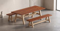 Premium Kwila Table with Benches