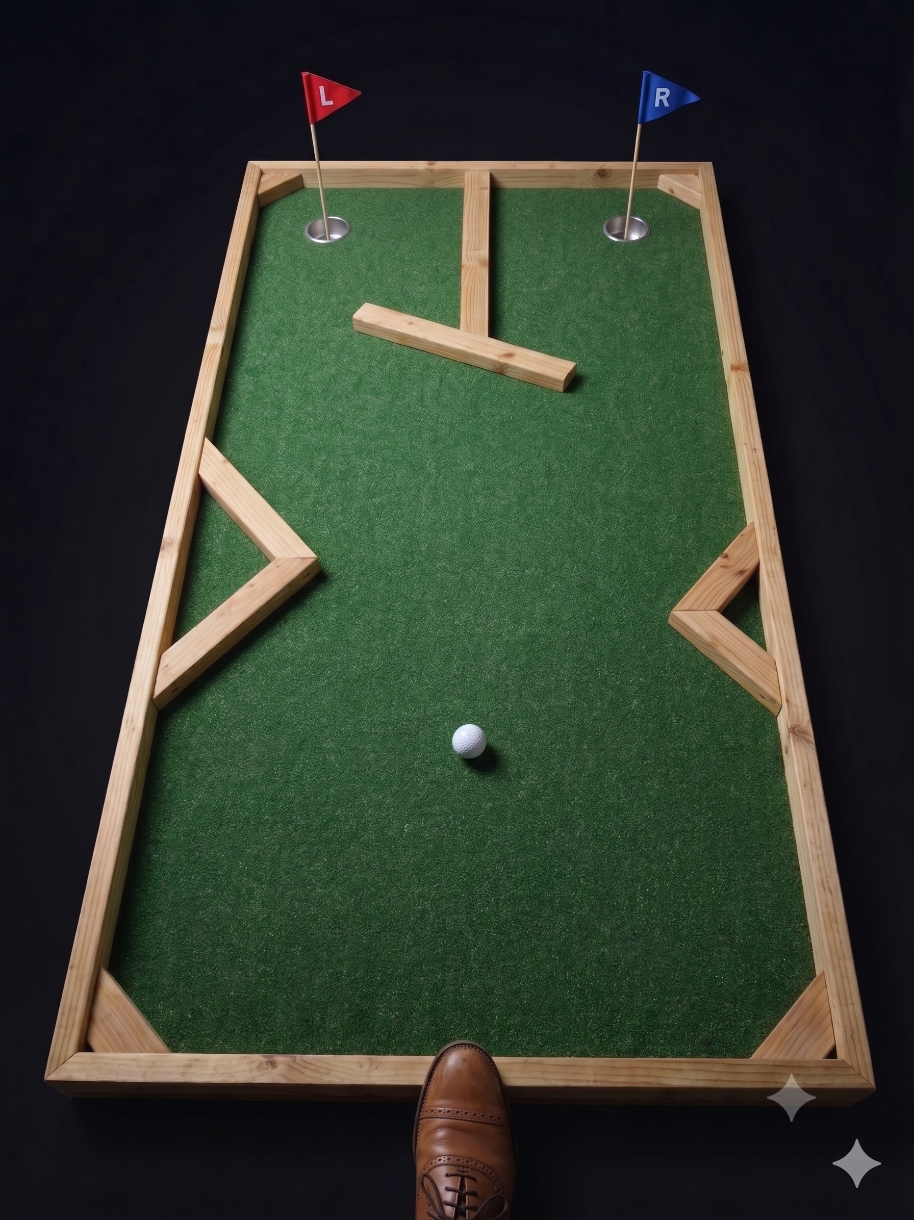 Custom Mini-Golf Putting Green | 1.2 × 2.4m