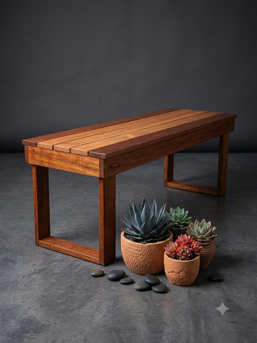 Kwila Bench Top | 420 × 900mm