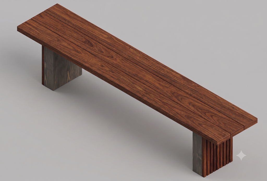 Slater Bench — Kwila