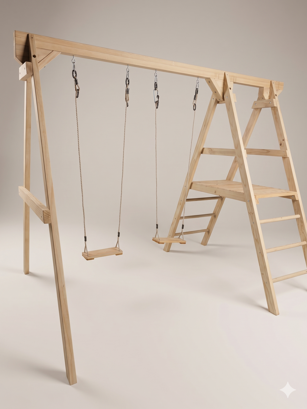 Small Play Frame Set (#1) - with Swings, no slide