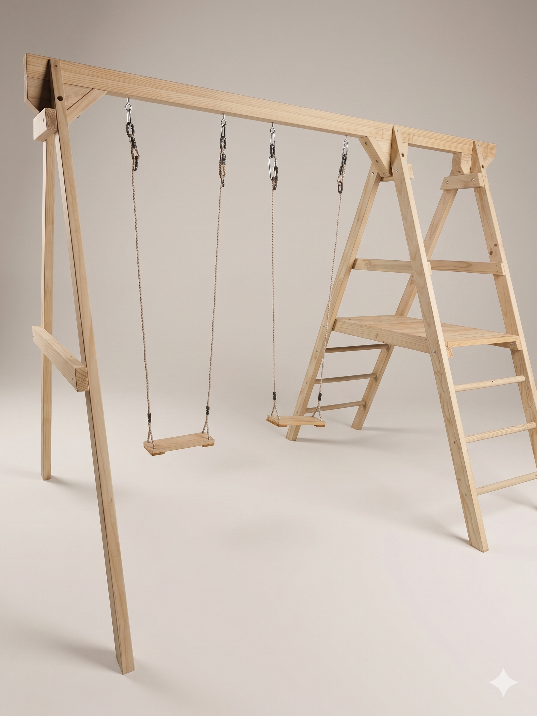 Small Play Frame Set (#1) - with Swings, no slide