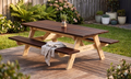 American Classic Style Kwila Picnic Table — Seats 4 to 10+