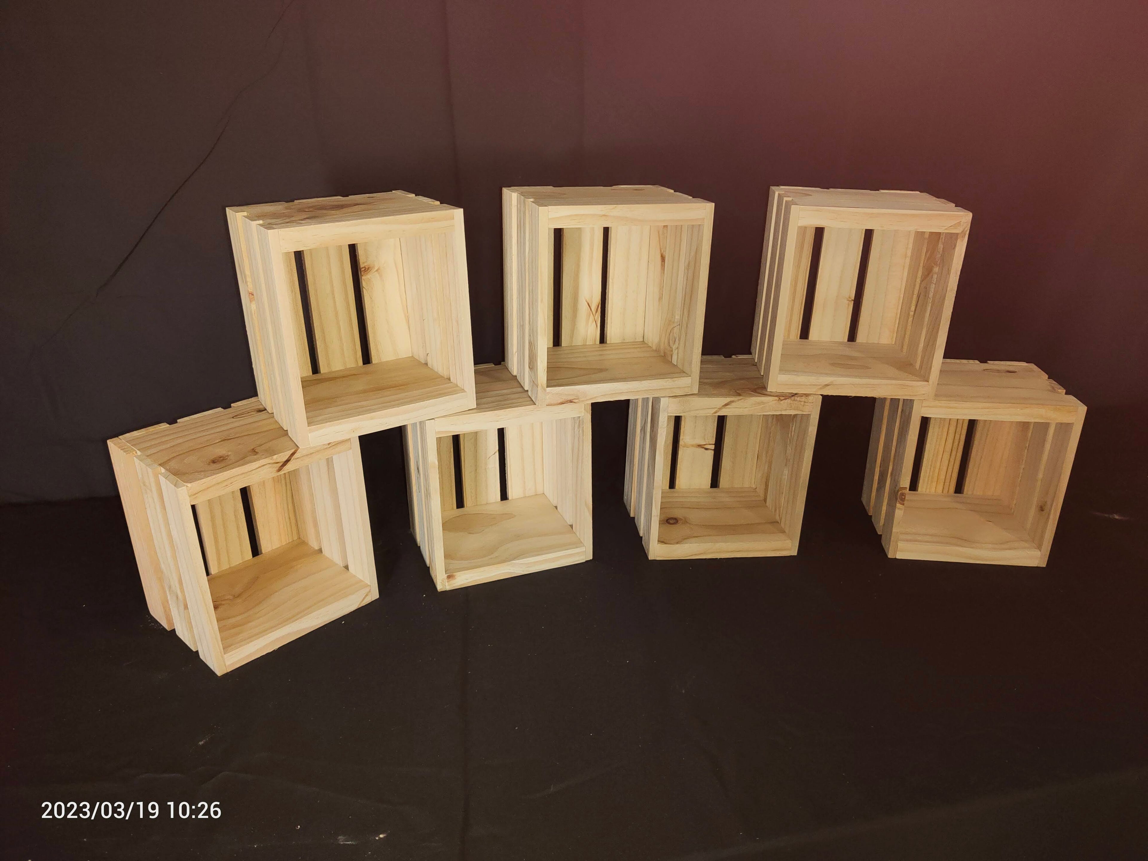 Rustic Wooden Mini Crate