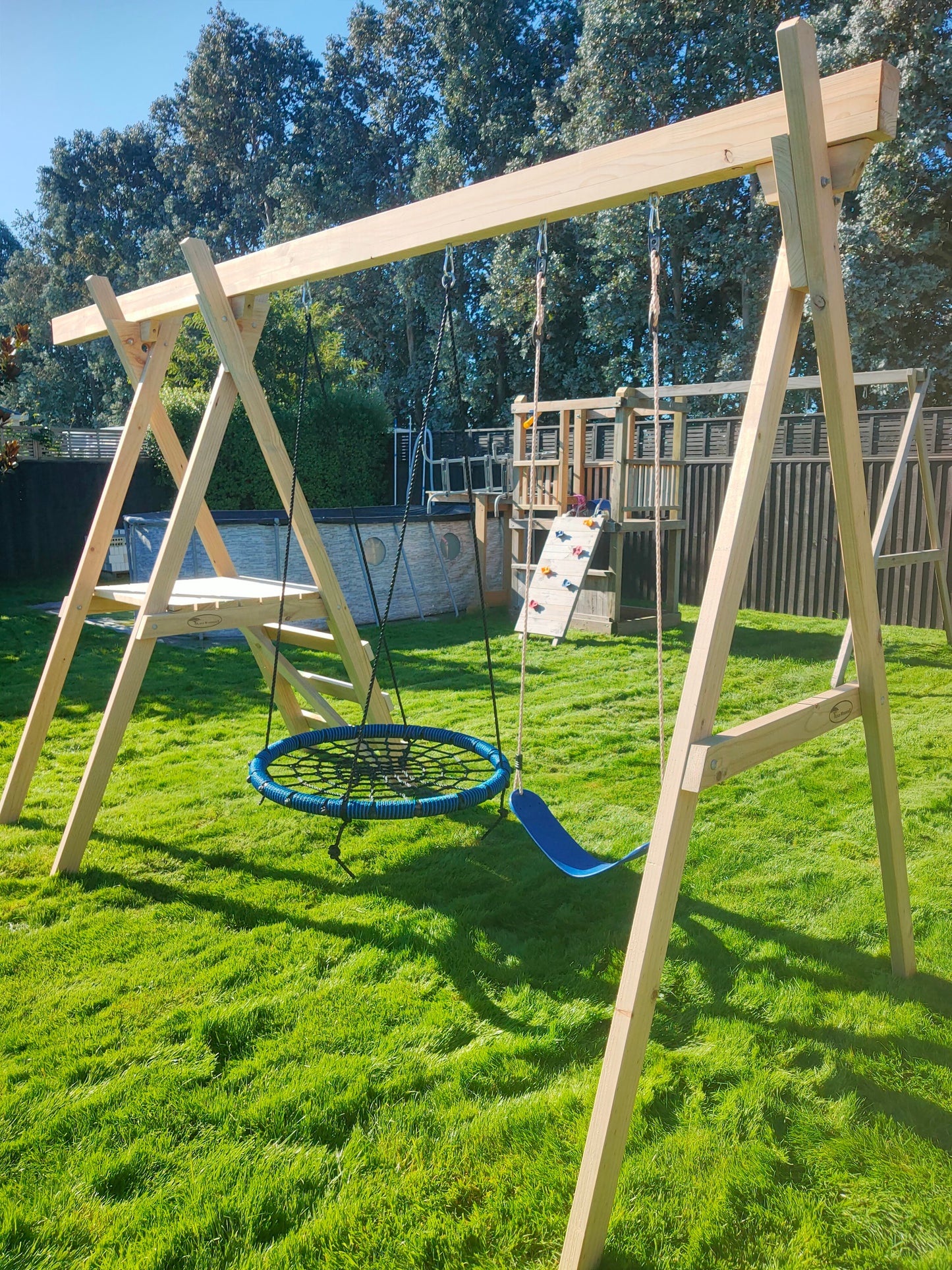 Playground Frame Set (#5) - with Net Swing, no slide