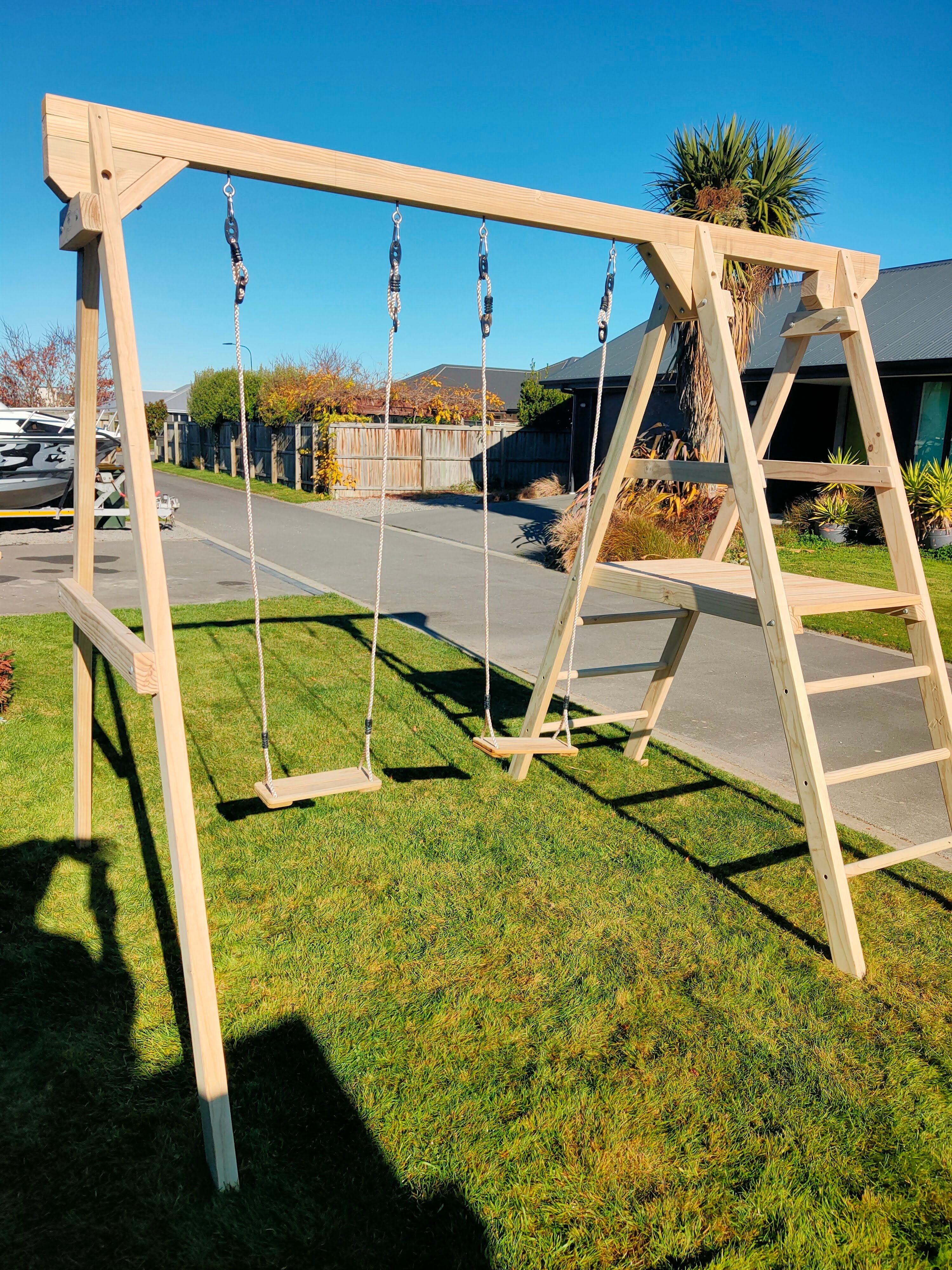 Small Play Frame Set (#1) - Double Swings