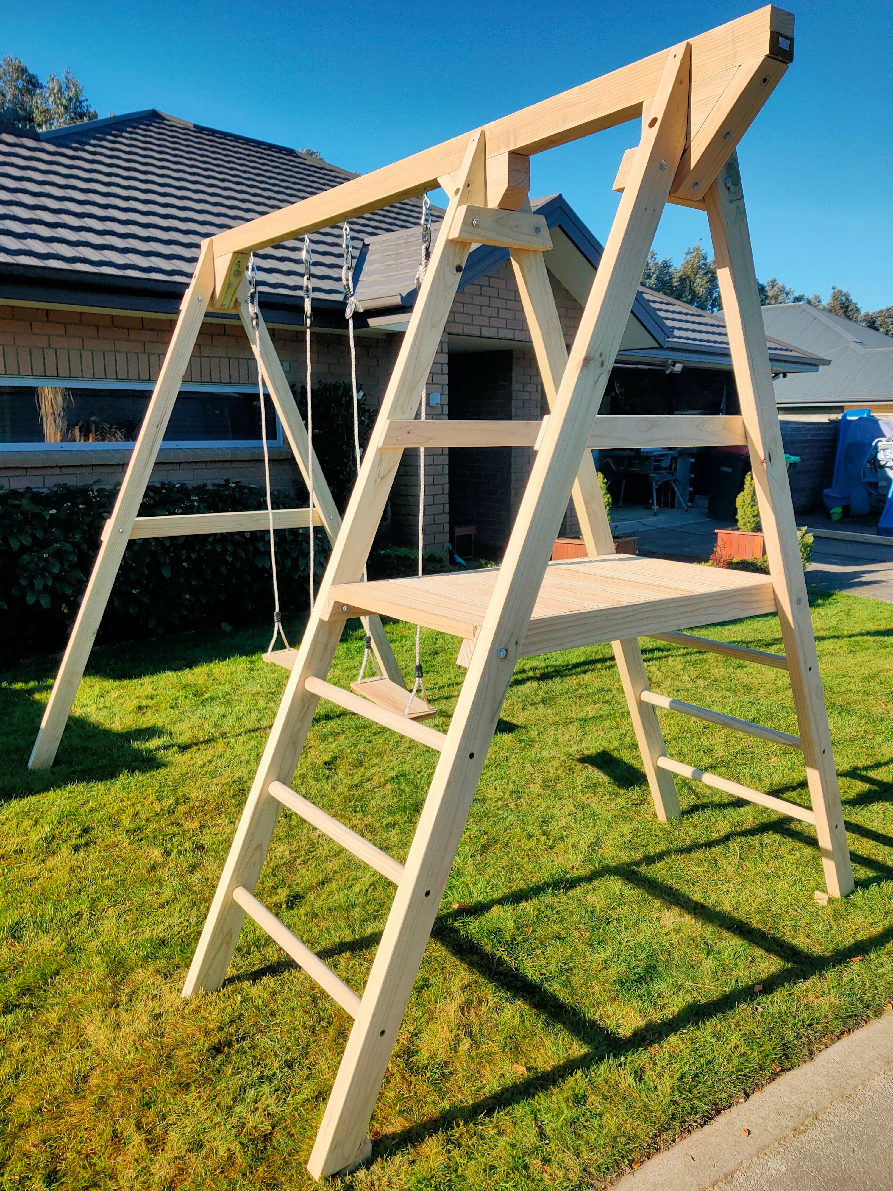 Small Play Frame Set (#1) - Double Swings