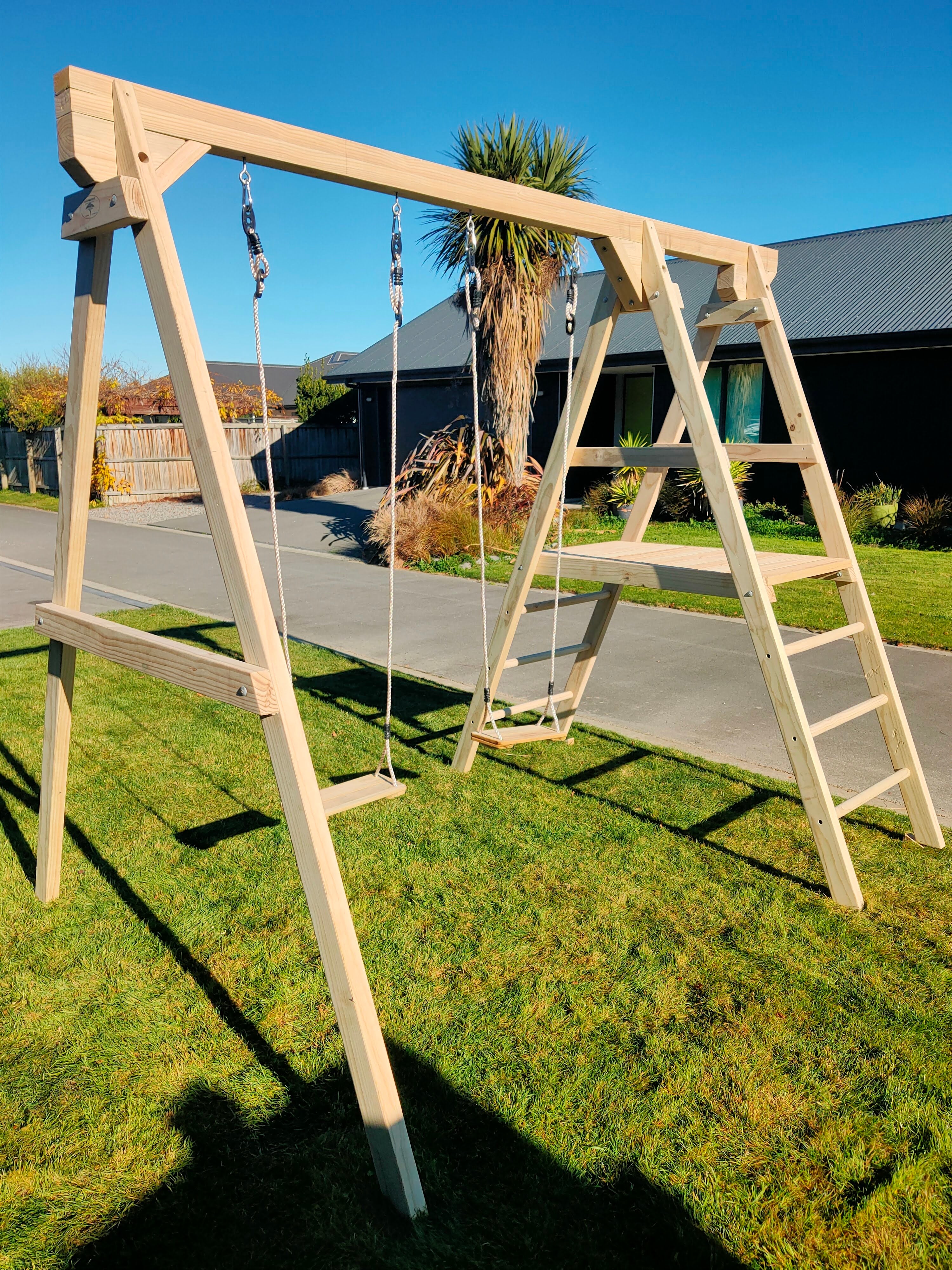 Small Play Frame Set (#1) - Double Swings