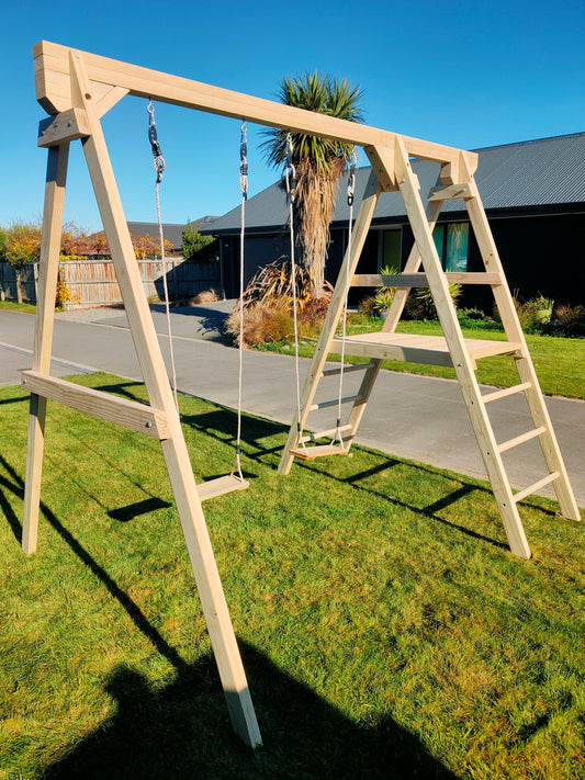 Small Play Frame Set (#1) - Double Swings