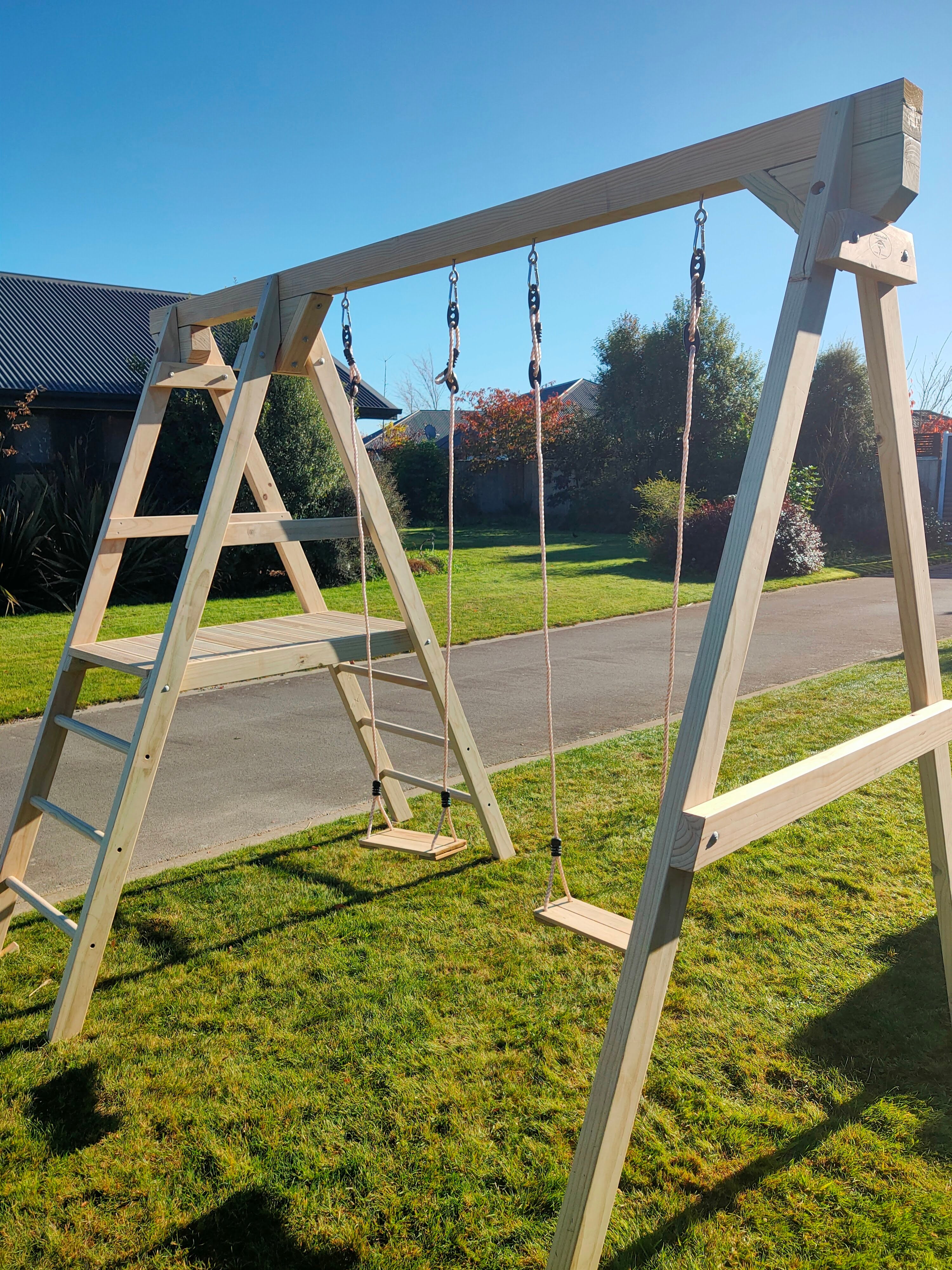 Small Play Frame Set (#1) - Double Swings