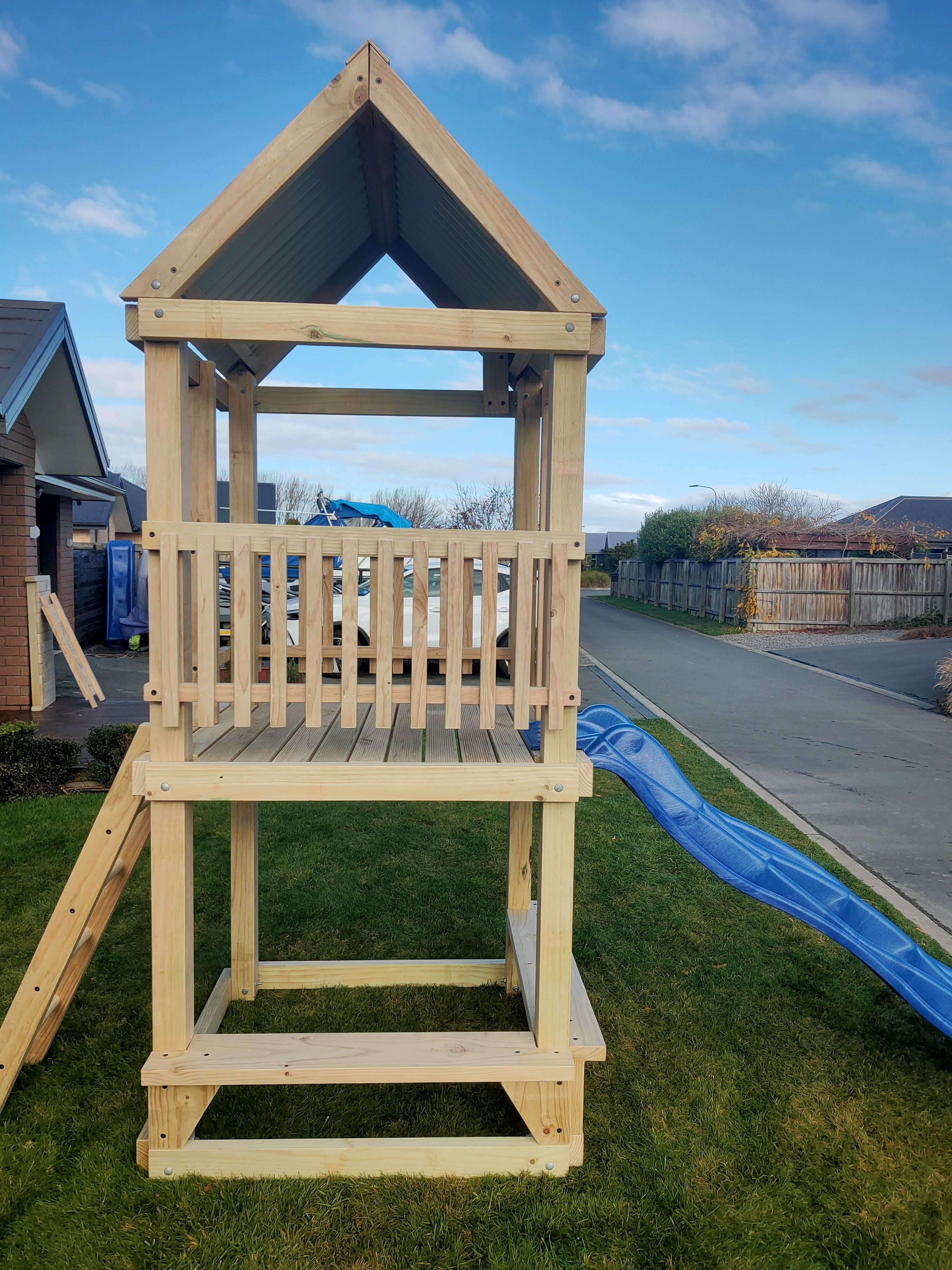 Standard 1.2mx1.2m Play Tower (#2) - with slide