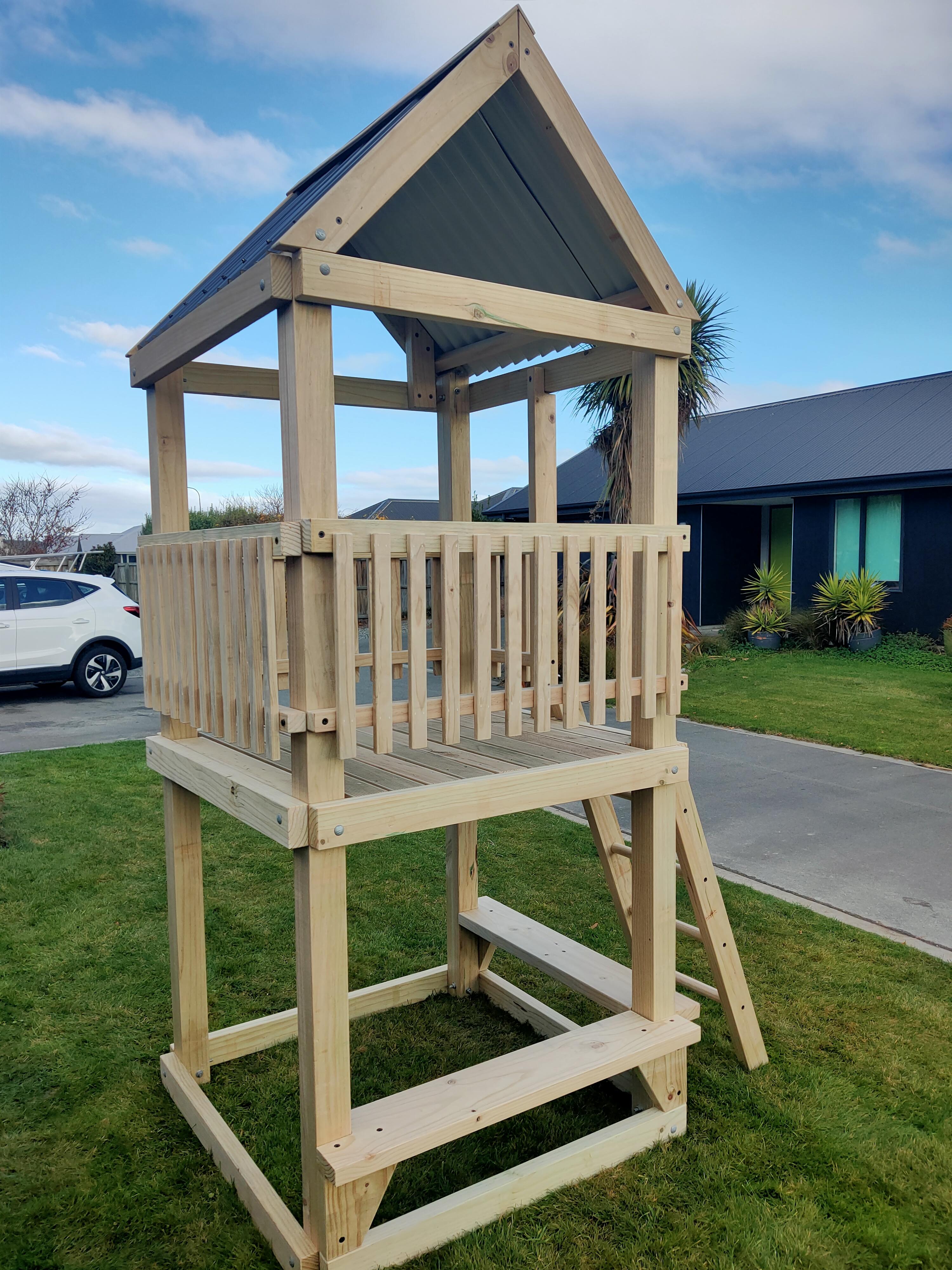 Standard 1.2mx1.2m Play Tower (#1) - no slide, no swings