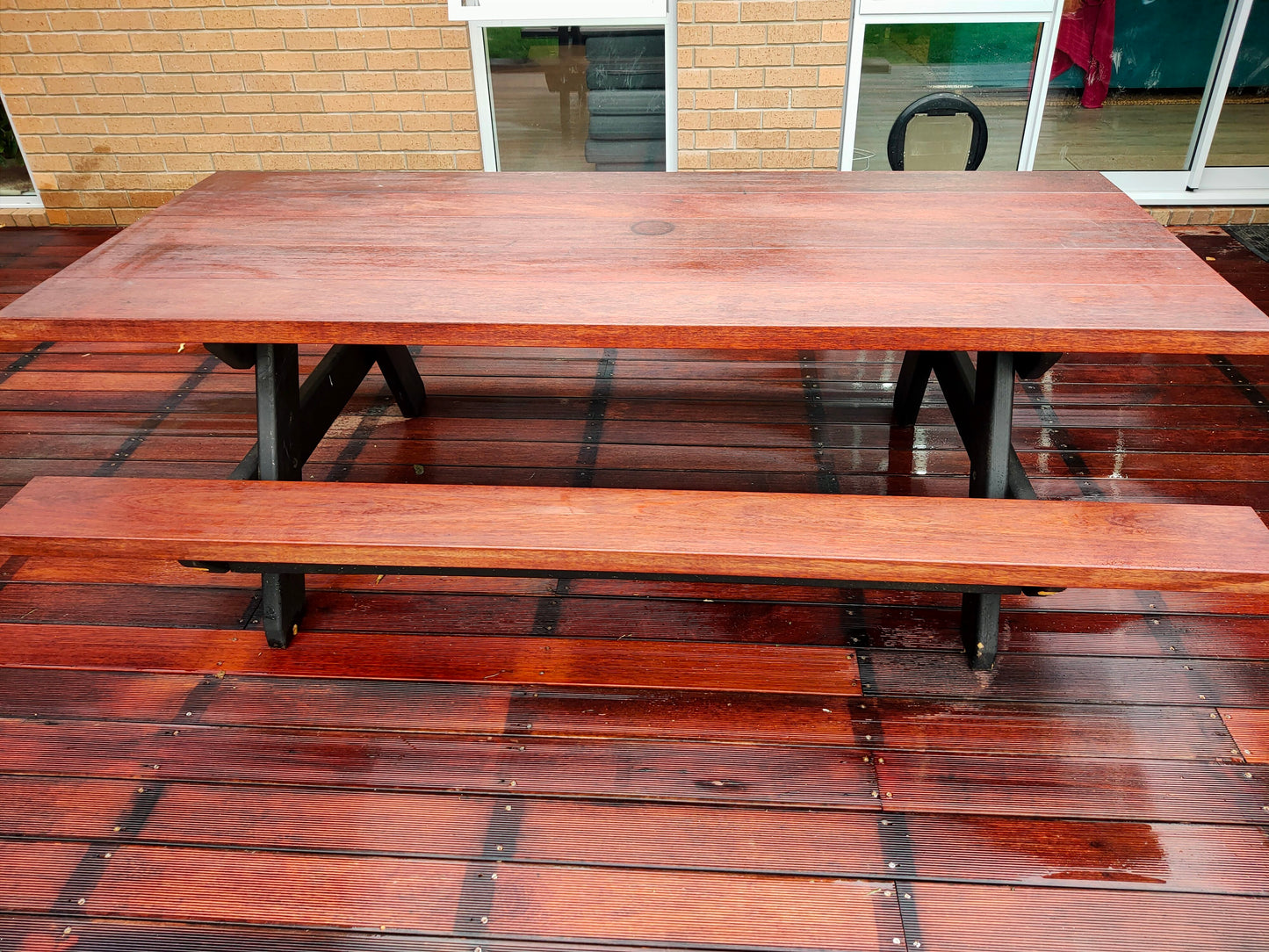 Kwila (Merbau) Picnic Table - 8-10 seater