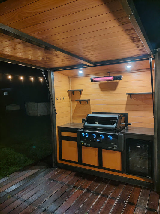 Outdoor BBQ Kitchen - Modern Comfort & Versatility