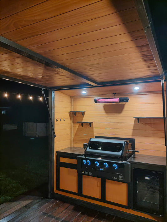 Outdoor BBQ Kitchen - Modern Comfort & Versatility (R1)