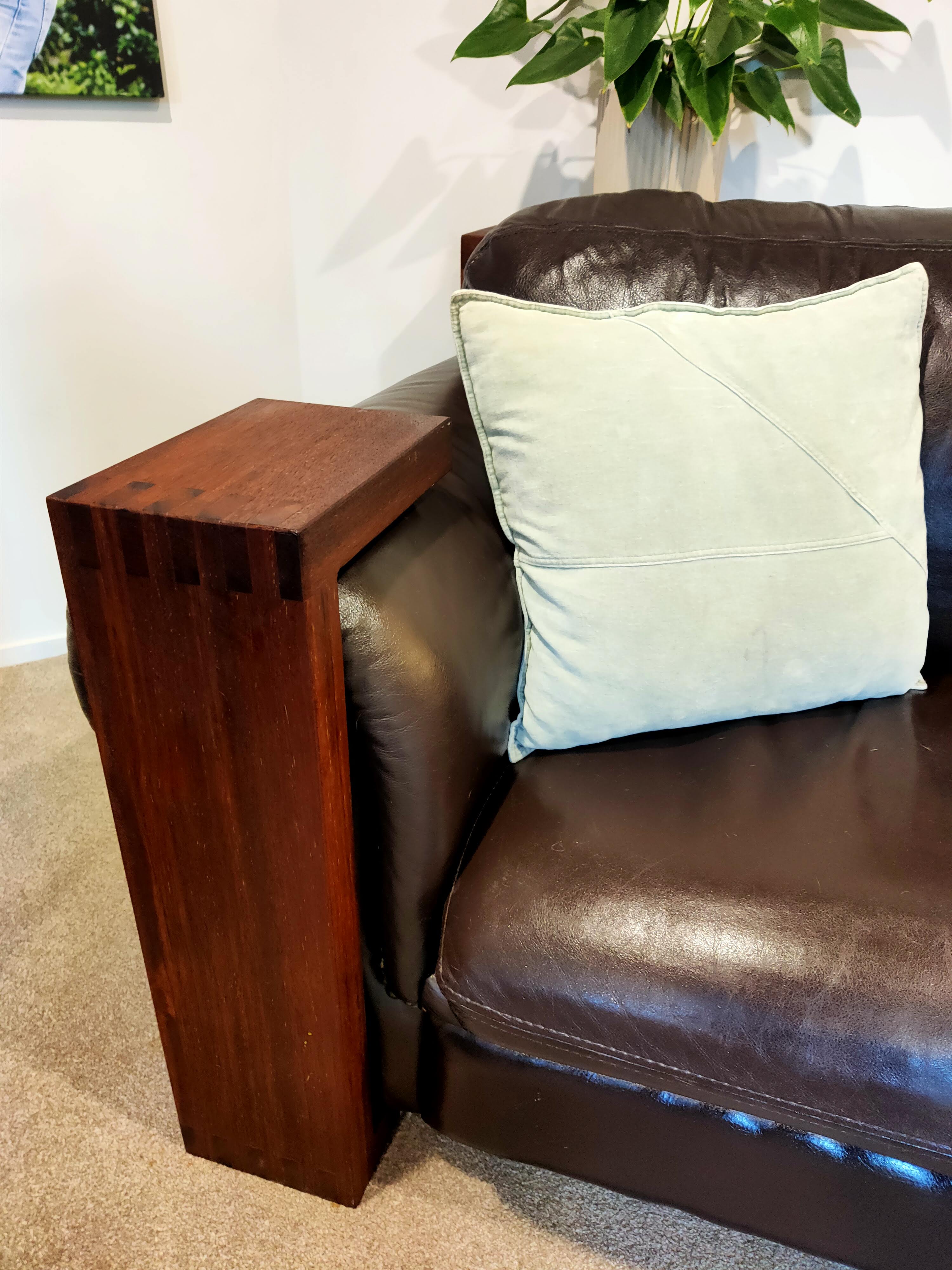 Kwila (Merbau) Armrest Table