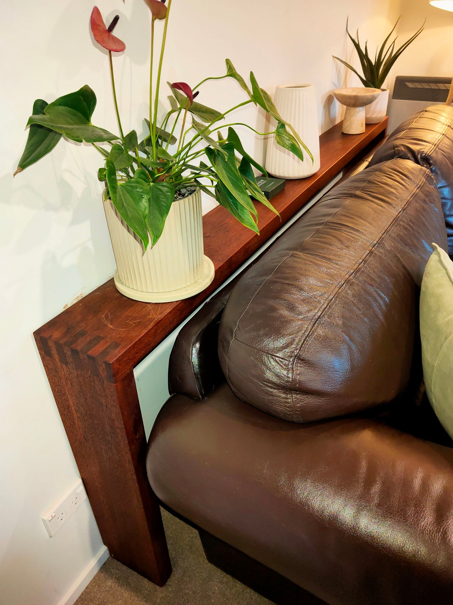 Kwila (Merbau) Sofa Back Table