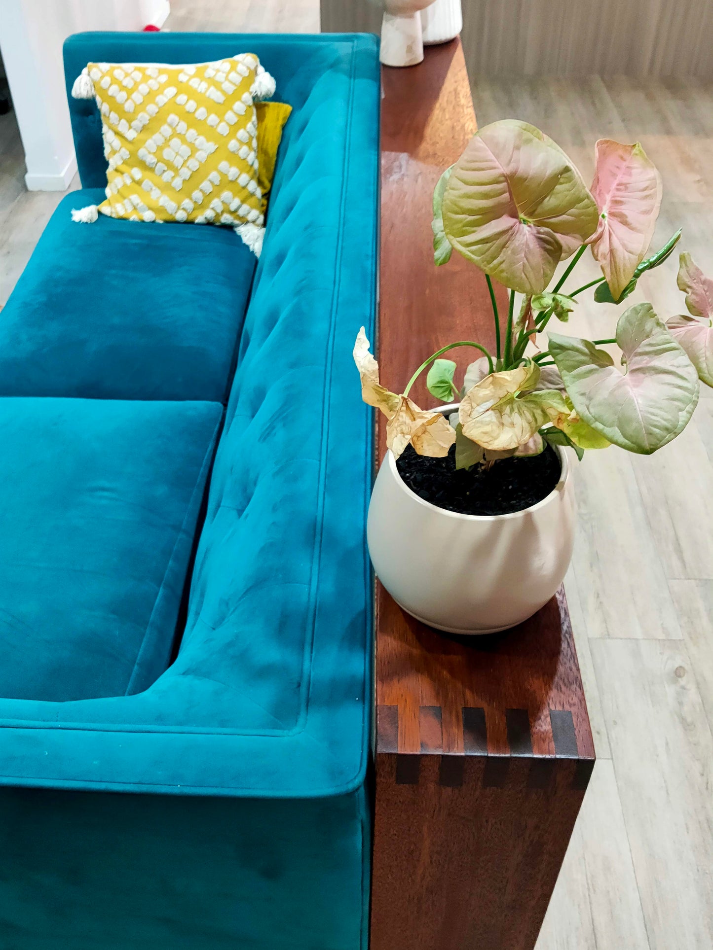 Kwila (Merbau) Sofa Back Table