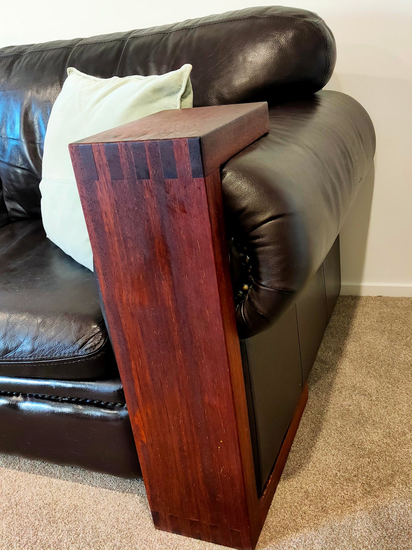 Kwila (Merbau) Sofa Armrest Table