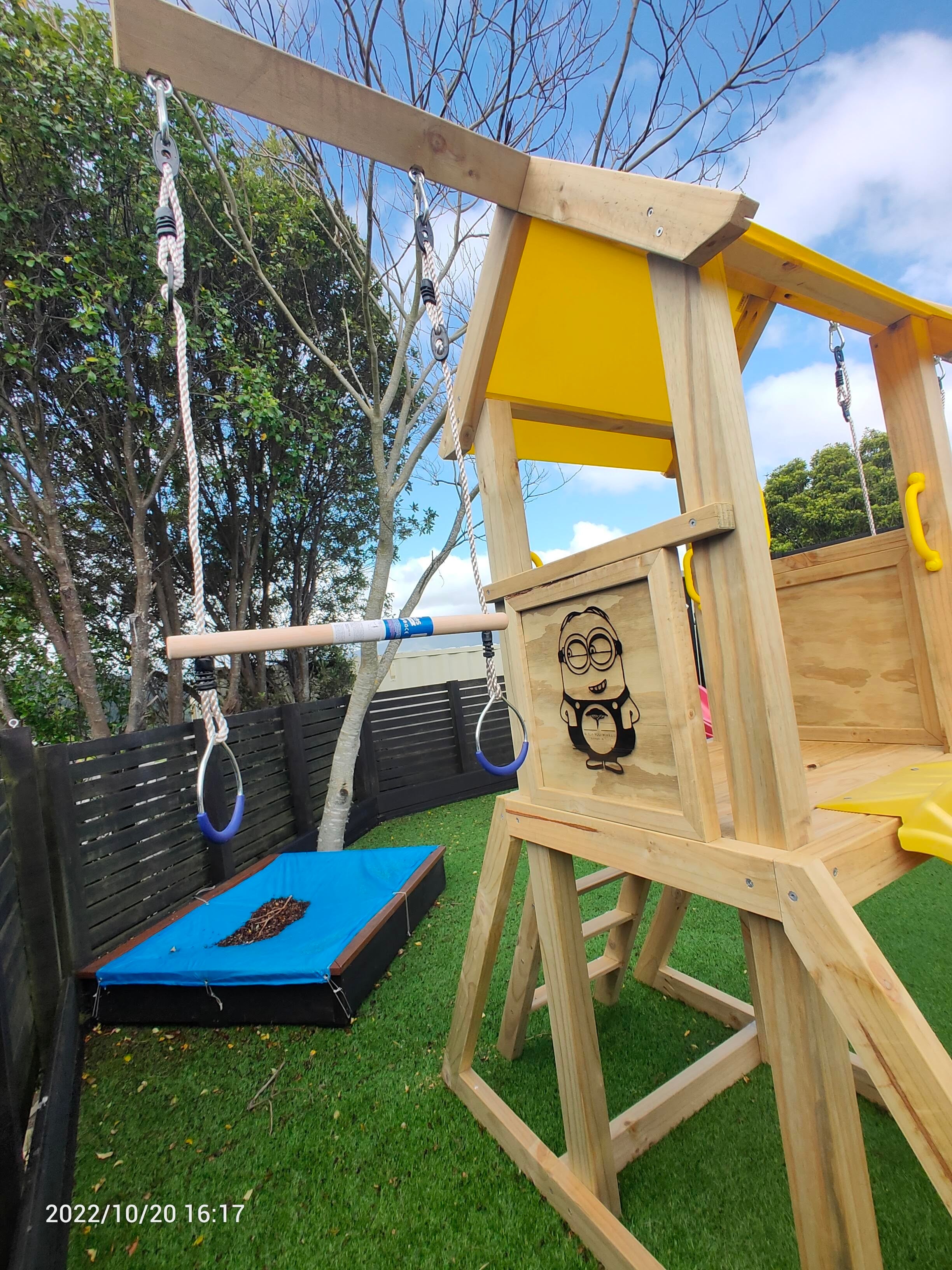 The Minion Playset (#1) - Trapeze and Swings, no slide