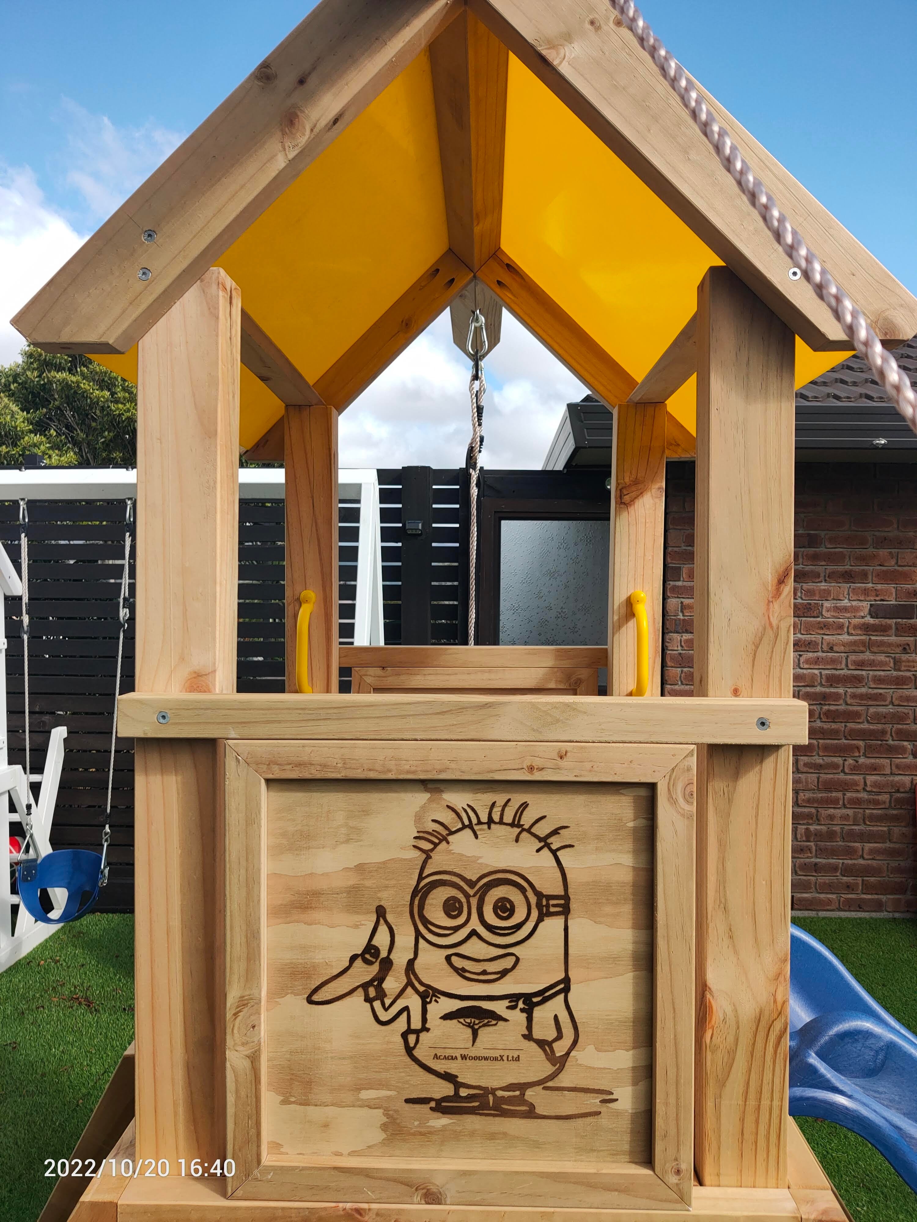 The Minion Playset (#1) - Trapeze and Swings, no slide