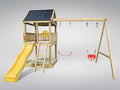 Large 1.5mx1.5m Play Tower (#2) - with slide, sandpit, sandpit cover and swings