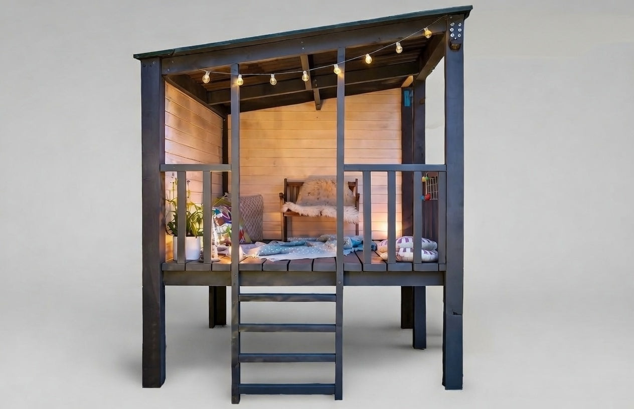 Acacia Playhouse (#2) - Medium & Painted