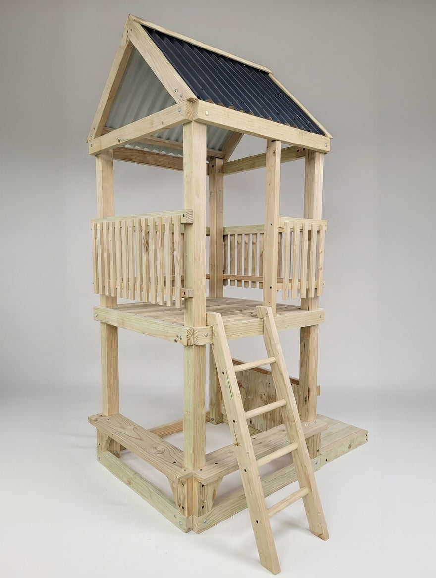 Standard 1.2mx1.2m Play Tower (#1) - no slide, no swings