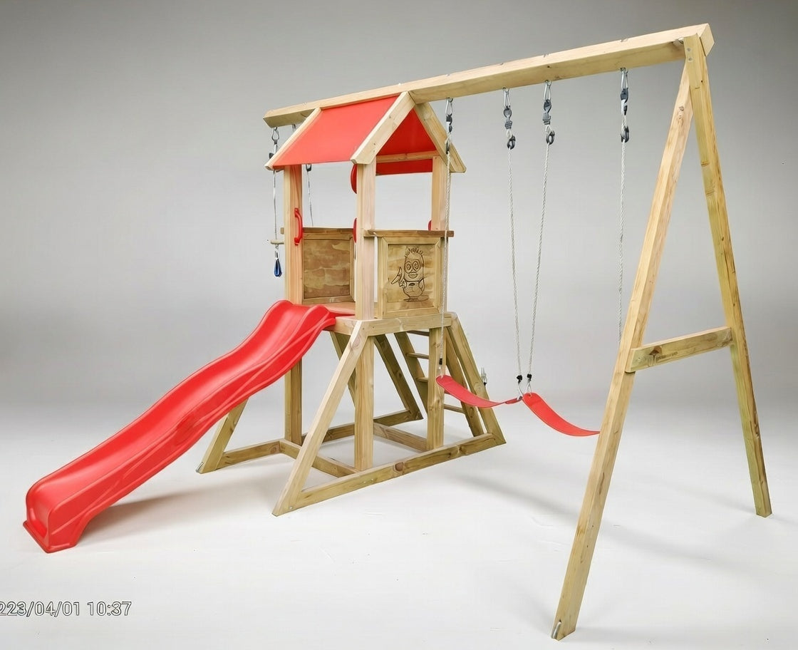 The Minion Playset (#2) - with Trapeze, Slide and Swings