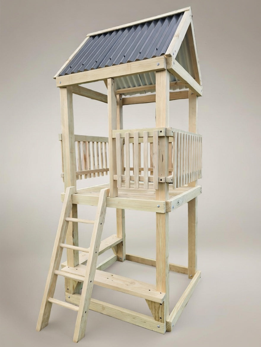 Standard 1.2mx1.2m Play Tower (#1) - no slide, no swings