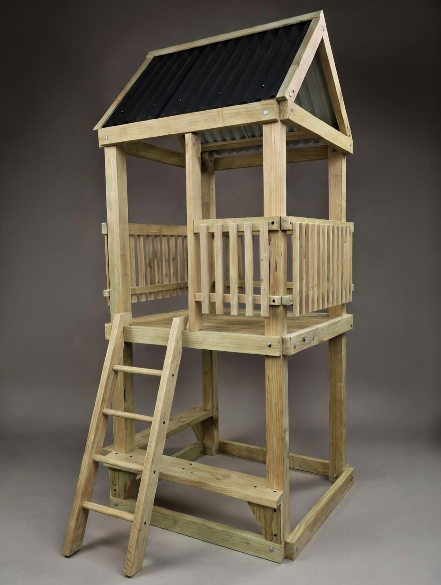 Standard 1.2mx1.2m Play Tower (#1) - no slide, no swings